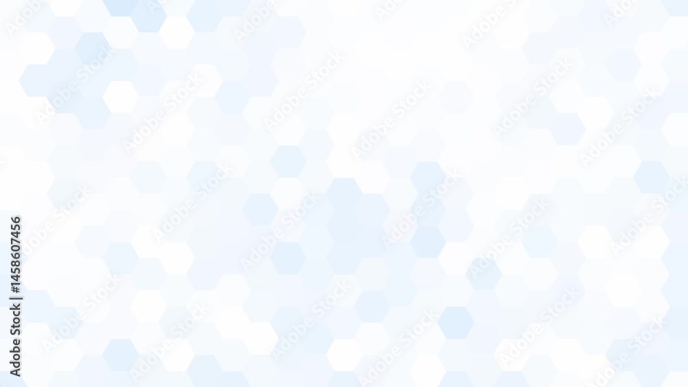 White and blue simple abstract hexagon background, geometric animation White and blue simple abstract hexagon background, geometric animation