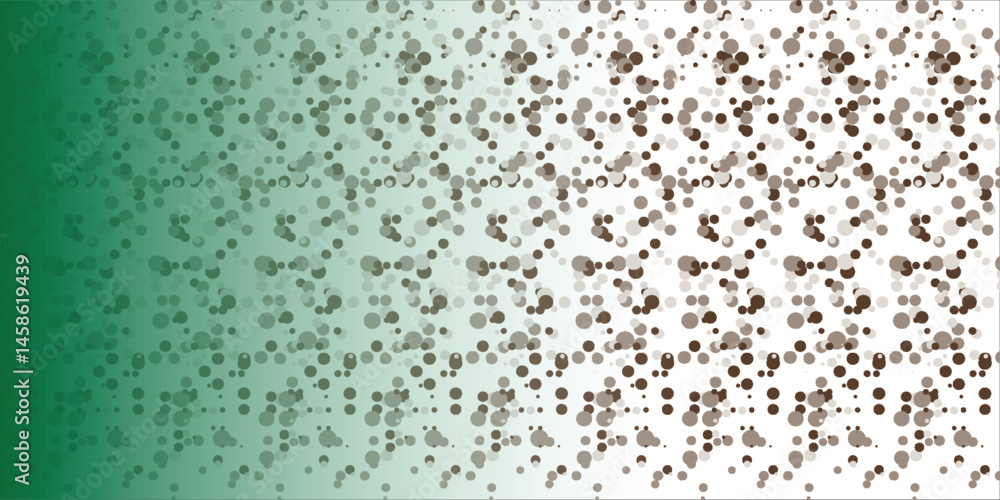 Light green vector banner with set of circles, dots. Donuts Background. Creative Design Template. Technological halftone illustration. Light green vector banner with set of circles, dots. Donuts Background. Creative Design Template. Technological halftone illustration.