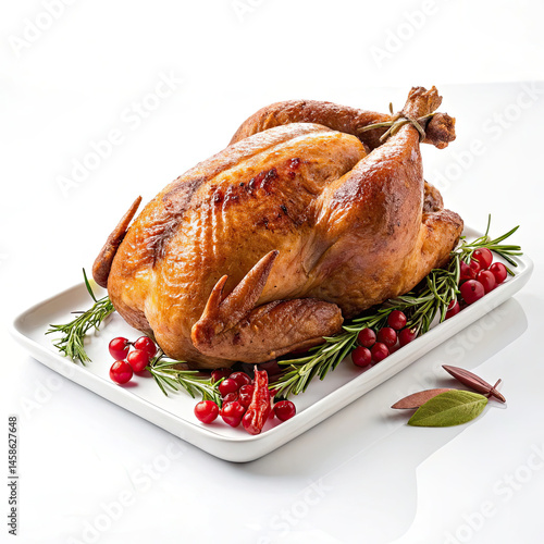 roasted chicken with vegetables