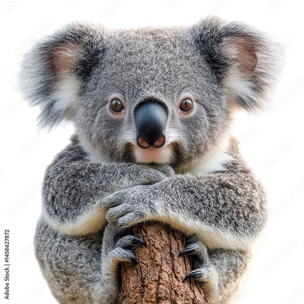 Fototapeta premium Koala on transparent background 