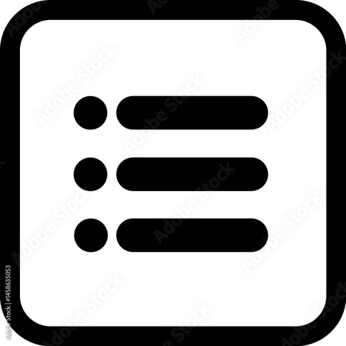 Ícones de Menu Minimalistas em Estilo Flat – UI/UX, Web e Mobile, perfeitos para interfaces de usuário (UI/UX), design de aplicativos mobile, web - Minimalist Menu Icons in Flat Style – UI/UX, Web