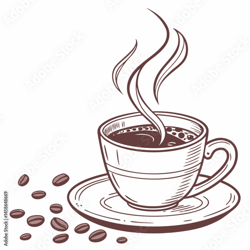 coffee cup
, white background