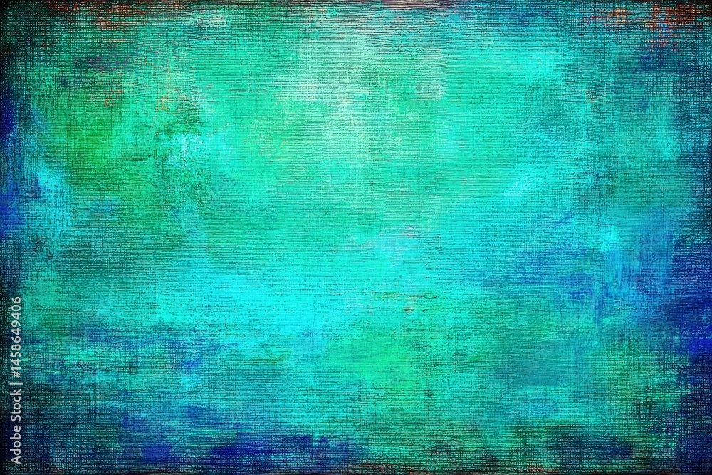 Obraz premium Vibrant teal textured background