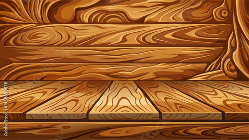 Wood texture background, seamless oak wood floor