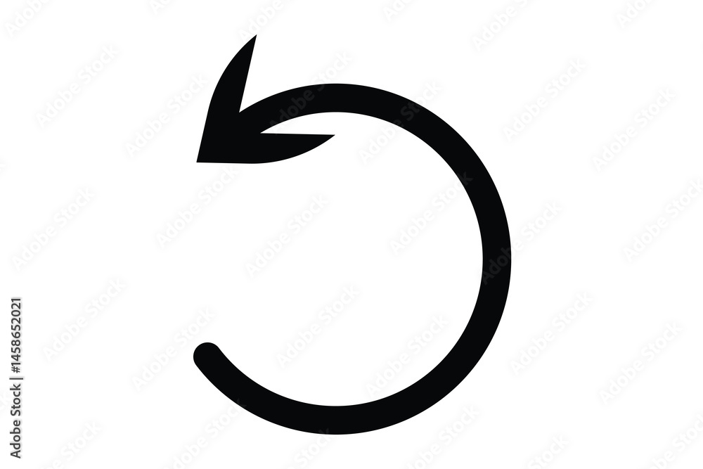 reload, recycle, refresh and restart icon on white background. reload, recycle, refresh and restart icon on white background.