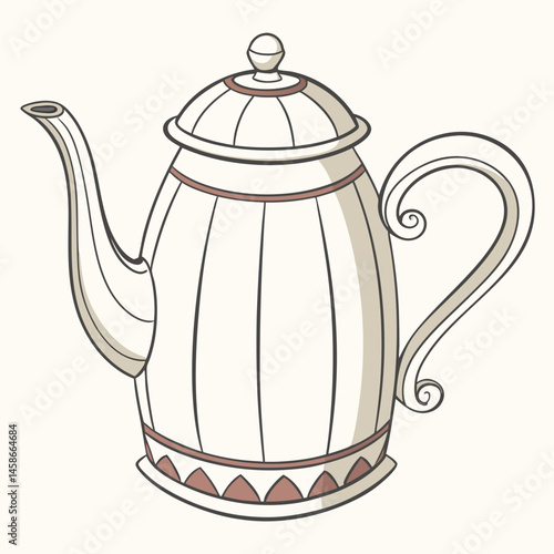 tea pot , white background