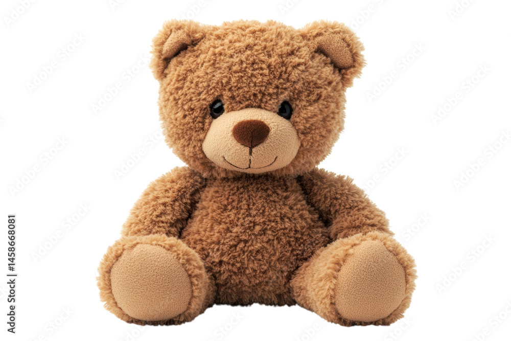 Obraz premium A teddy bear is sitting up