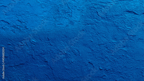 Abstract dark blue grunge wall concrete texture, blue sky with clouds. Light sky-blue shades watercolor background. blue grunge background