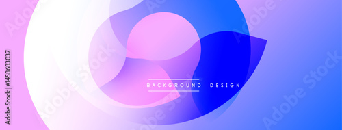 Abstract fluid shapes blend, creating vibrant gradient background. Soft pinks, blues, whites overlap, forming dynamic composition. Text reads background design.