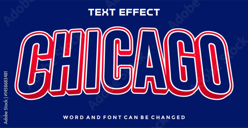 Chicago editable text effect