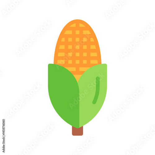 Corn icon vector image. Suitable for mobile apps, web apps and print media.