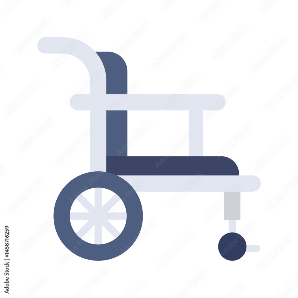 Fototapeta premium Disabled icon vector image. Suitable for mobile apps, web apps and print media.
