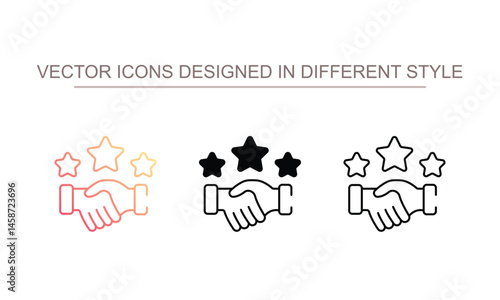 Greetings icon design with white background stock illustration