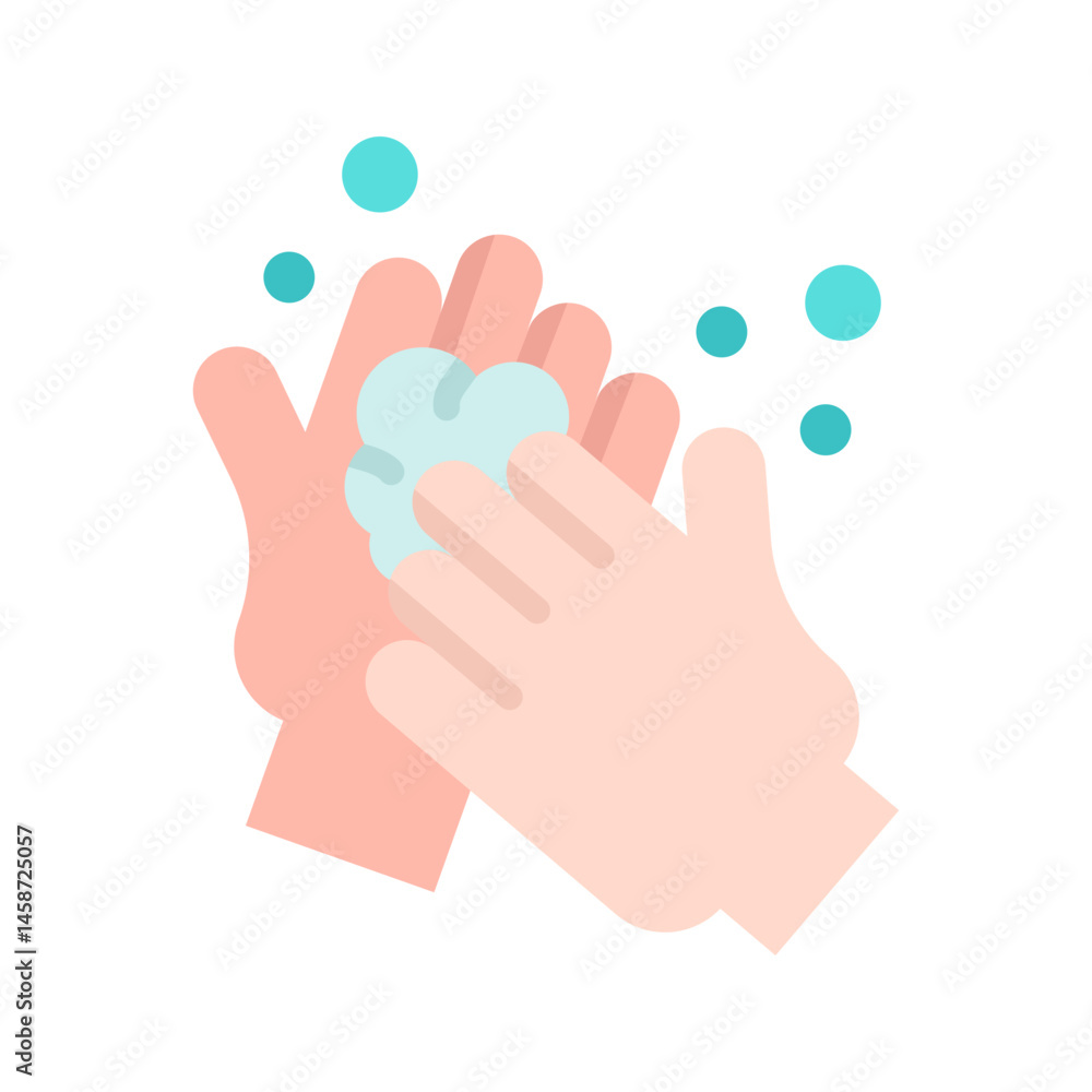 Washing Hands icon vector image. Suitable for mobile apps, web apps and print media. Washing Hands icon vector image. Suitable for mobile apps, web apps and print media.