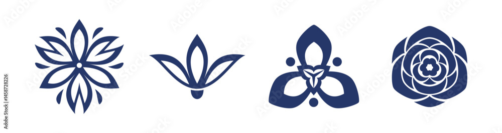 Fototapeta premium Set Flower Beauty