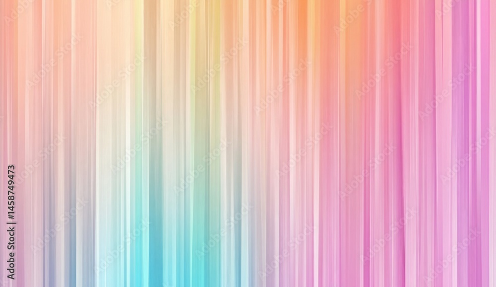 Vertical pastel stripes blend smoothly Vertical pastel stripes blend smoothly