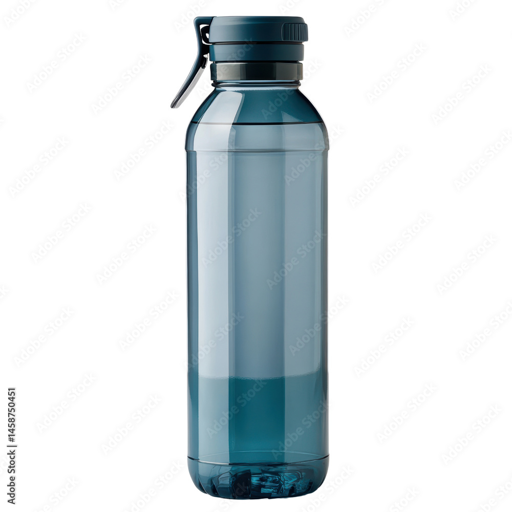 Transparent Teal Water Bottle with a Secure Lid Ideal for Everyday Hydration and Outdoor Activities, Perfect for Staying Hydrated and Active on the Go ,transparent background Transparent Teal Water Bottle with a Secure Lid Ideal for Everyday Hydration and Outdoor Activities, Perfect for Staying Hydrated and Active on the Go ,transparent background