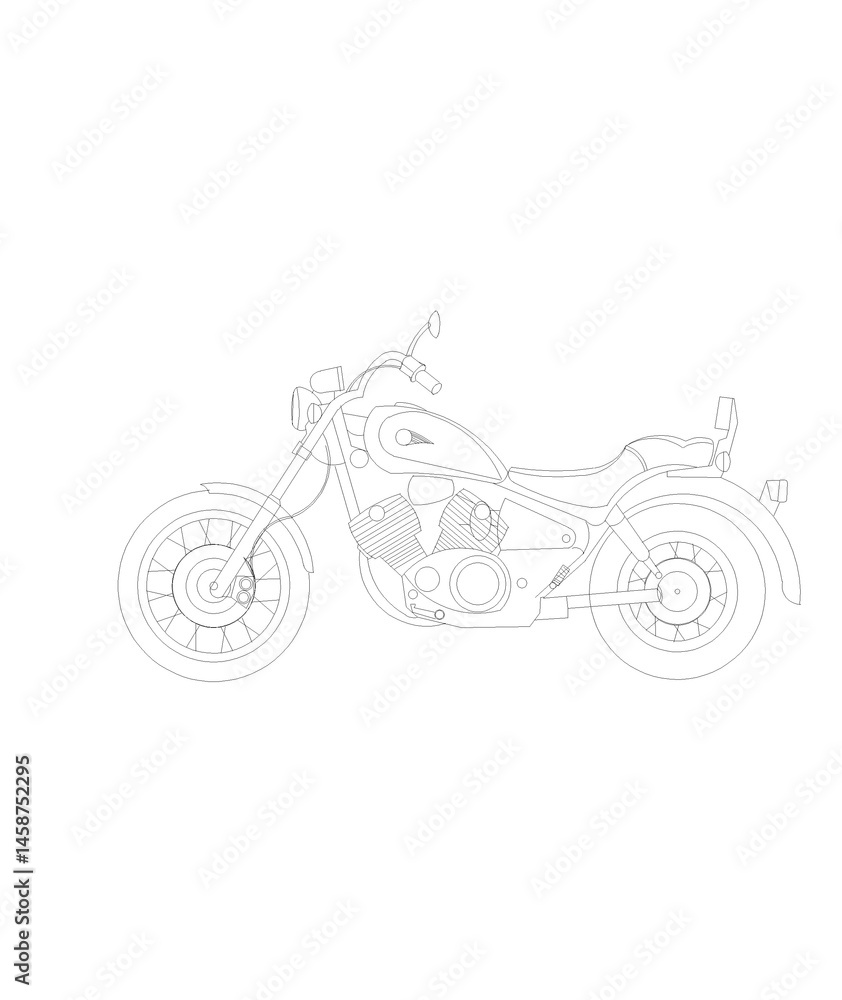 Fototapeta premium Harley D