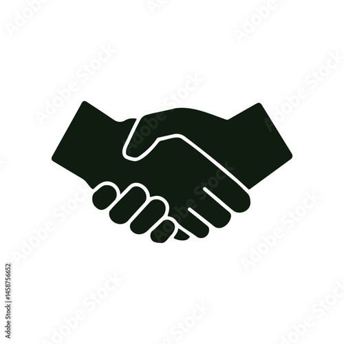 Friendship Icon Silhouette Vector Illustration
