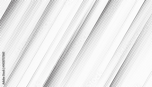 Grunge halftone gradient texture. Faded grit noise background. Sandy gritty wallpaper. Retro pixelated backdrop. Black and white anime or manga comic overlay. Vector graphic design textured halftone