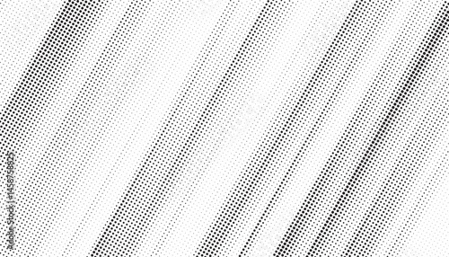 Grunge halftone gradient texture. Faded grit noise background. Sandy gritty wallpaper. Retro pixelated backdrop. Black and white anime or manga comic overlay. Vector graphic design textured halftone