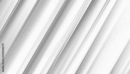 Grunge halftone gradient texture. Faded grit noise background. Sandy gritty wallpaper. Retro pixelated backdrop. Black and white anime or manga comic overlay. Vector graphic design textured halftone