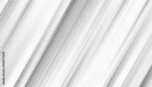 Grunge halftone gradient texture. Faded grit noise background. Sandy gritty wallpaper. Retro pixelated backdrop. Black and white anime or manga comic overlay. Vector graphic design textured halftone.