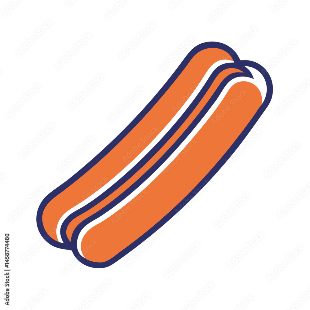 hotdog ,white background hotdog ,white background
