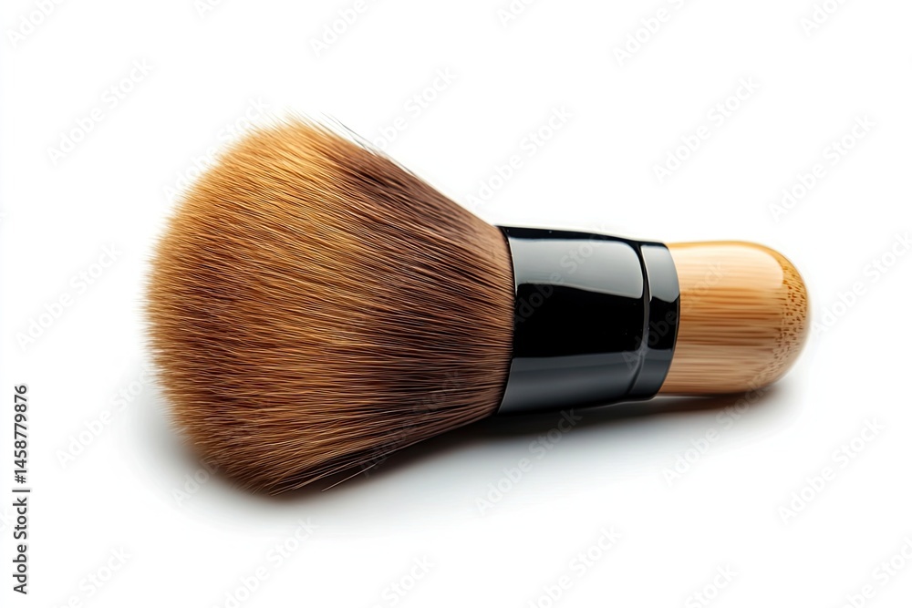 Kabuki brush isolated on white background Kabuki brush isolated on white background