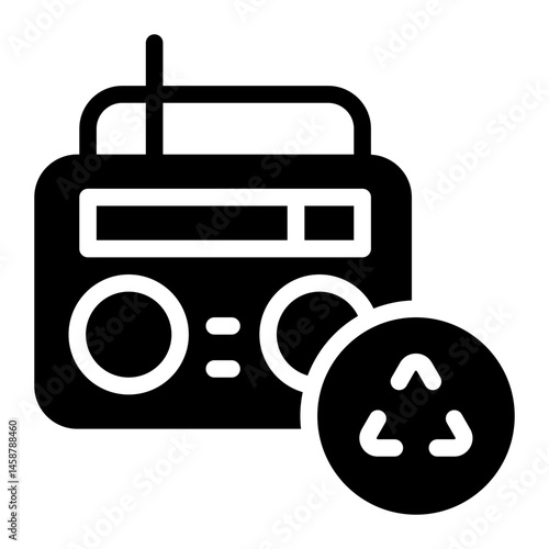 radio glyph icon