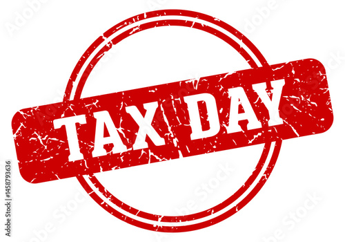 tax day stamp