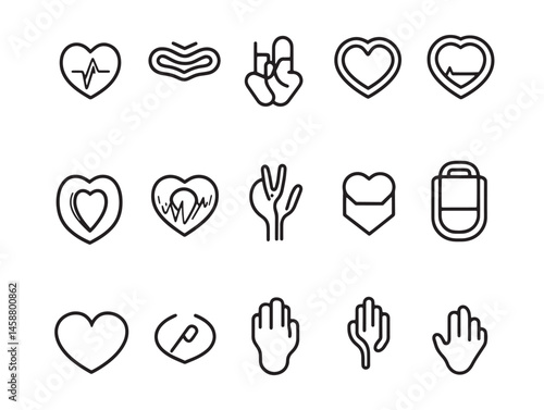 Donor Ico Line Art Icon for Nonprofit and Charity Organizations