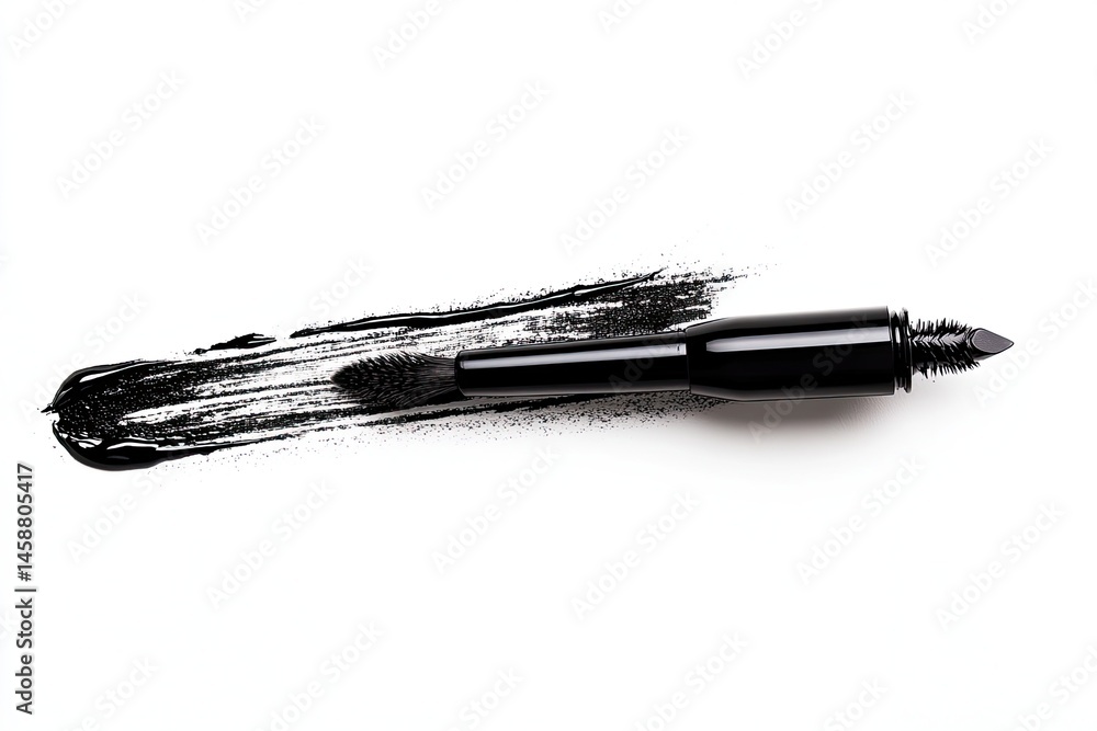 Liquid eyeliner isolated on white background Liquid eyeliner isolated on white background