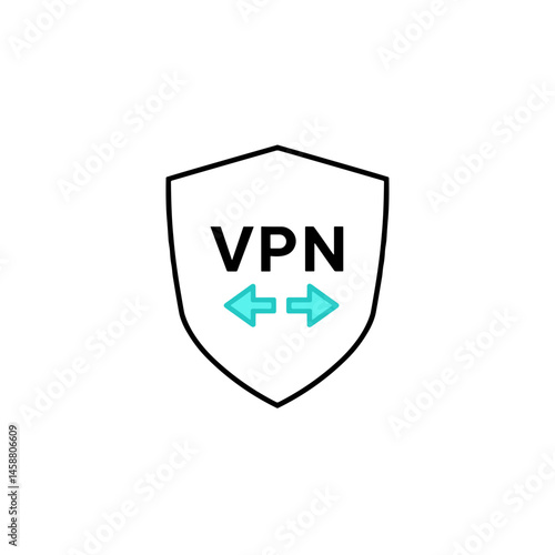 VPN logo representing online security and privacy protection  