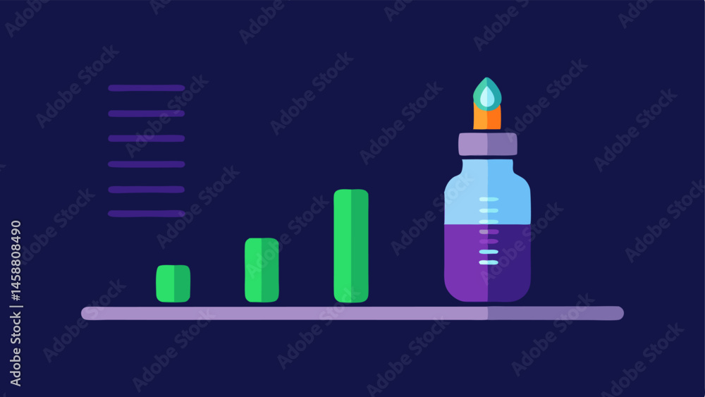 Glowing Results Meter A linear meter displaying a scale from dull to glowing with a serum bottle positioned at the glowing end. Glowing Results Meter A linear meter displaying a scale from dull to glowing with a serum bottle positioned at the glowing end.