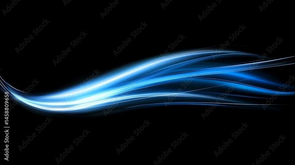 Abstract blue light trails (1) Abstract blue light trails (1)