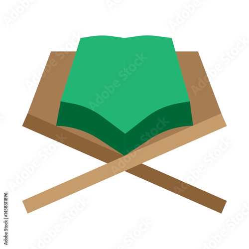 Quran Vector Flat Icon Design