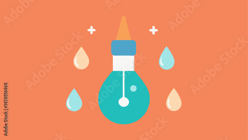 Hydration and Brightening An image of droplets of hydrating serum infused with nanoparticles demonstrating the dual action of hydration and skin brightening.