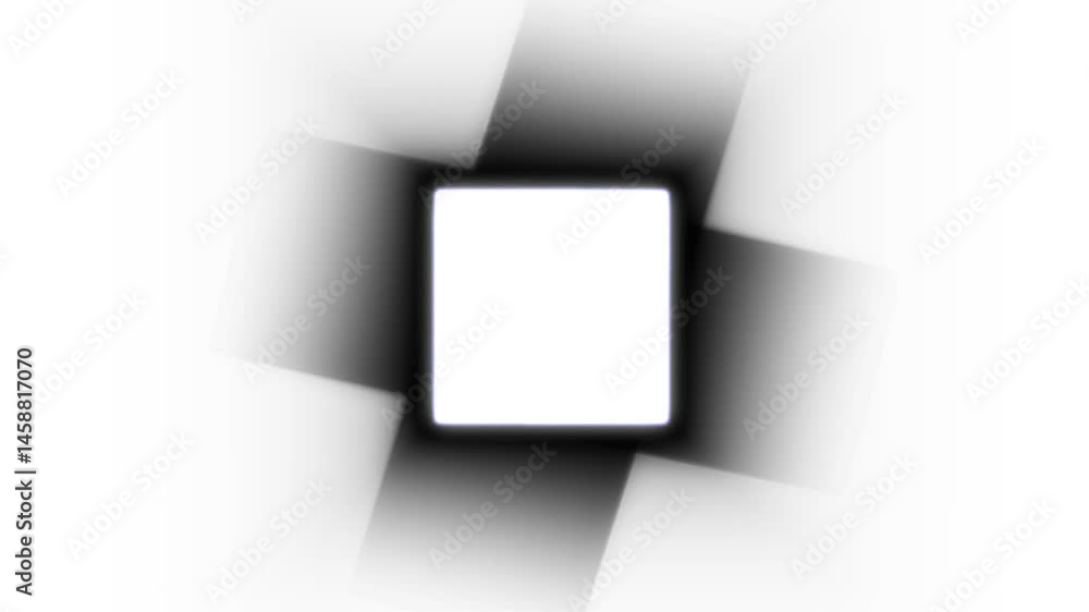 High-Energy Monochrome Platform Rotation with Bold Halftone Light Rays Creating a Captivating Visual Experience. Animated intro for logos, technology, medicine, sales, discounts, presentations. 4k