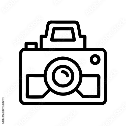 photography camera, WHITE BACKGROUND