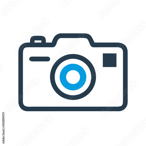 photography camera, WHITE BACKGROUND