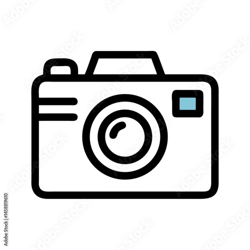 photography camera, WHITE BACKGROUND