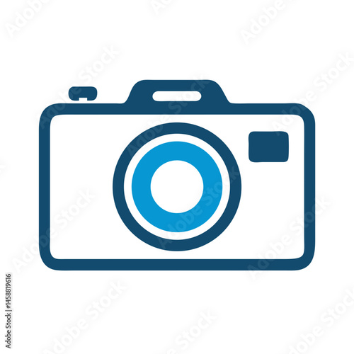 photography camera, WHITE BACKGROUND
