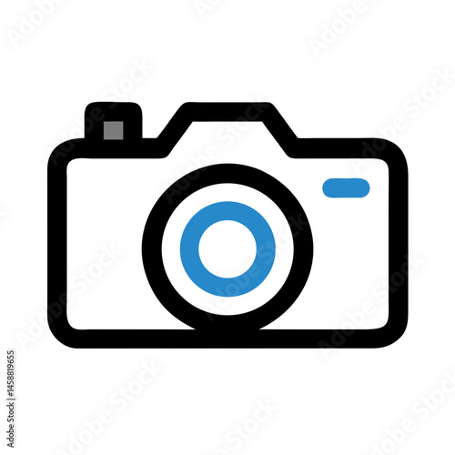photography camera, WHITE BACKGROUND