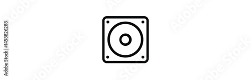 Hardisk icon. Hard Disk vector icon
