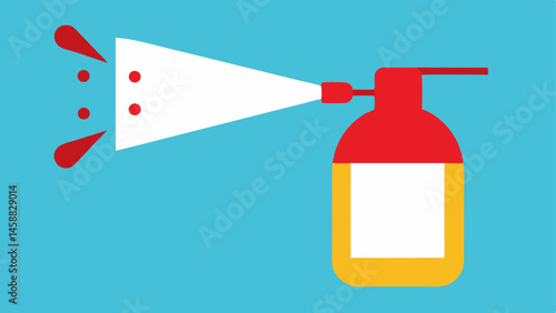 Hydrating Mist An illustration of a misting bottle labeled as exosome spray misting a red area of the cheek promoting hydration and calmness.