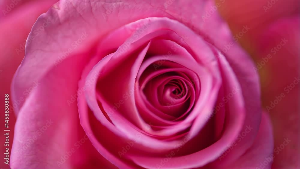 close up of pink rose opening close up of pink rose opening