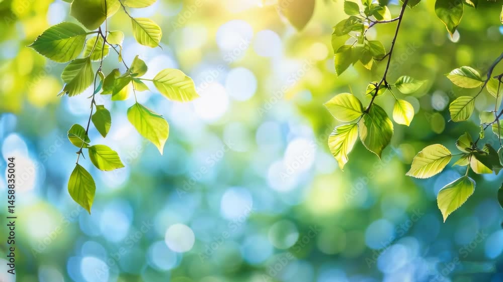 Leaves rustle in a light breeze. Leaves rustle in a light breeze.