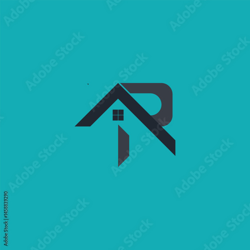 Modern Real Estate R Letter Logo