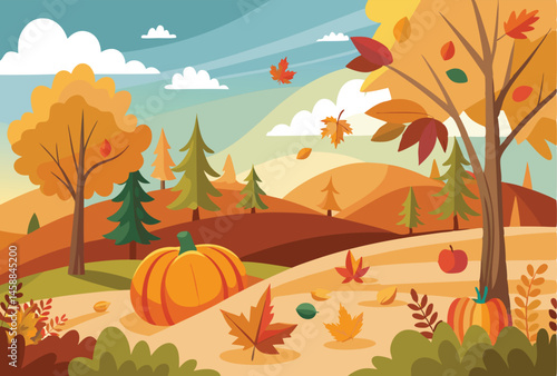 Autumn Park View